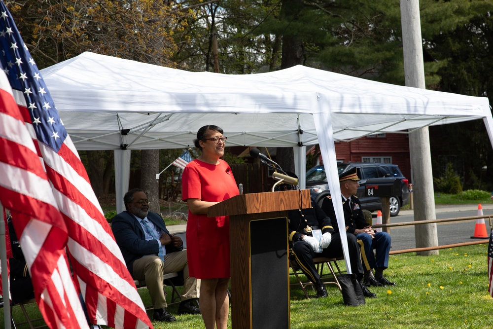 Town honors black civil war veteran