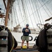 Divers inspect Coast Guard Cutter Eagle