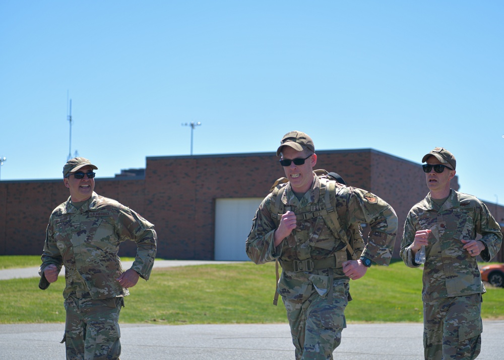 104th Fighter Wing holds second annual Norwegian Foot March