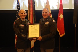 Block, Ricciardi promoted during IMCOM monthly town hall