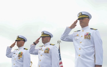 USS Gabrielle Giffords (LCS 10) Blue Crew Conducts Change of Command Ceremony