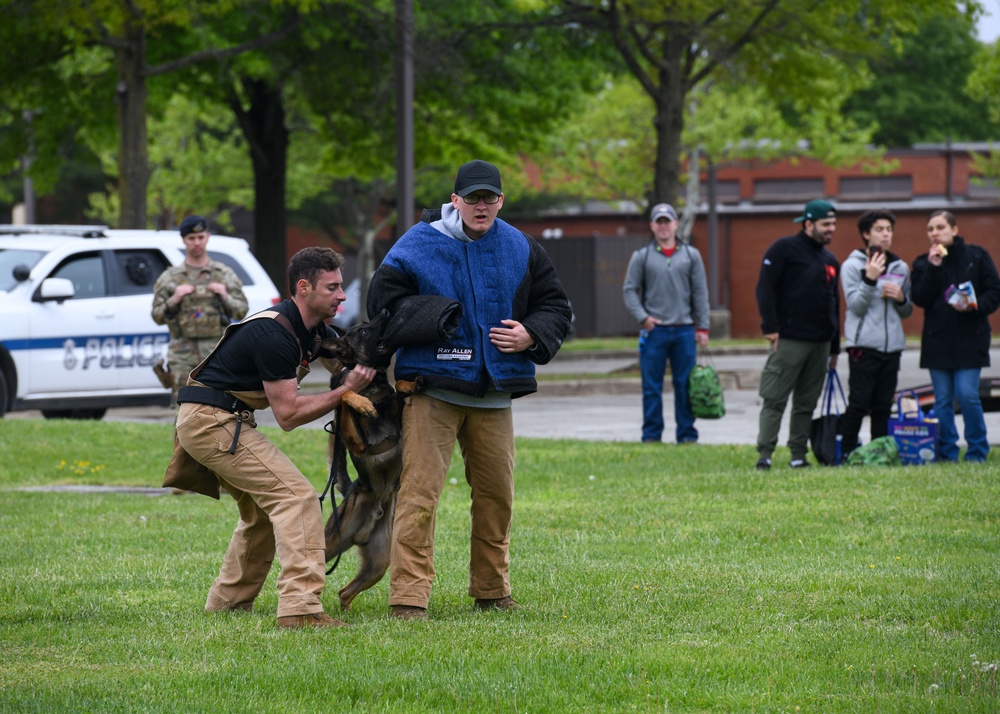 Curiosity sparks knowledge: Military children engage in mock deployment activities