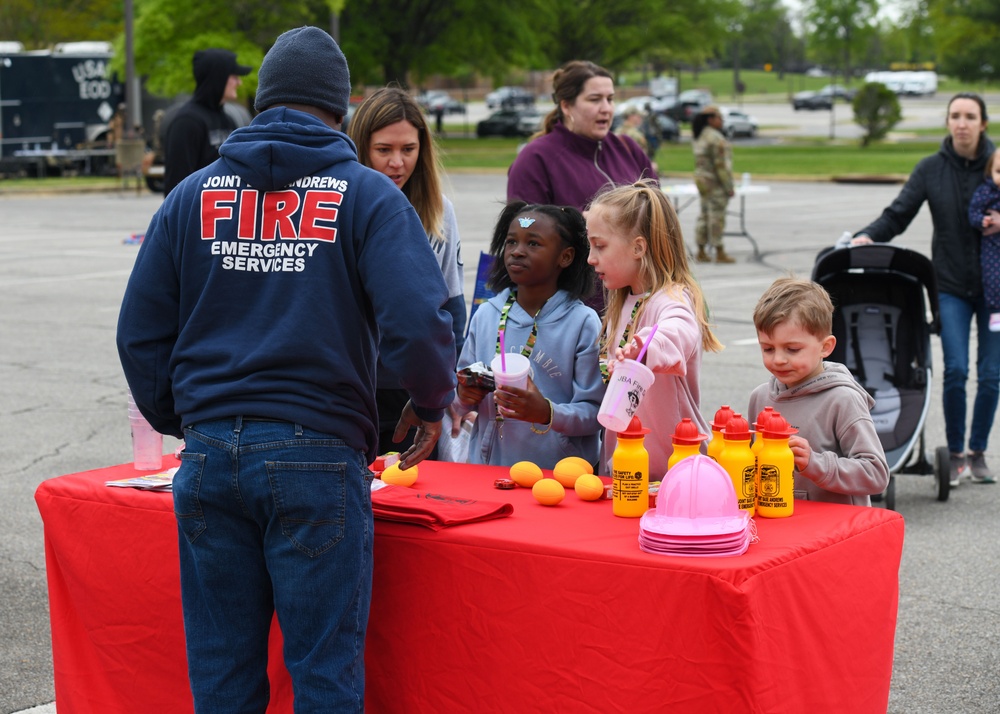 Curiosity sparks knowledge: Military children engage in mock deployment activities