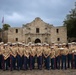 Marine Forces Reserve Band performs for Marine Day at the Alamo