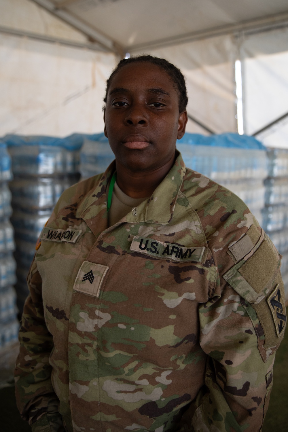 Supply sergeant distributes critical items during African Lion 2024