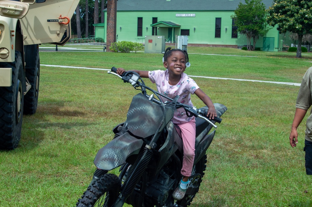 Team Moody connects military children with mission