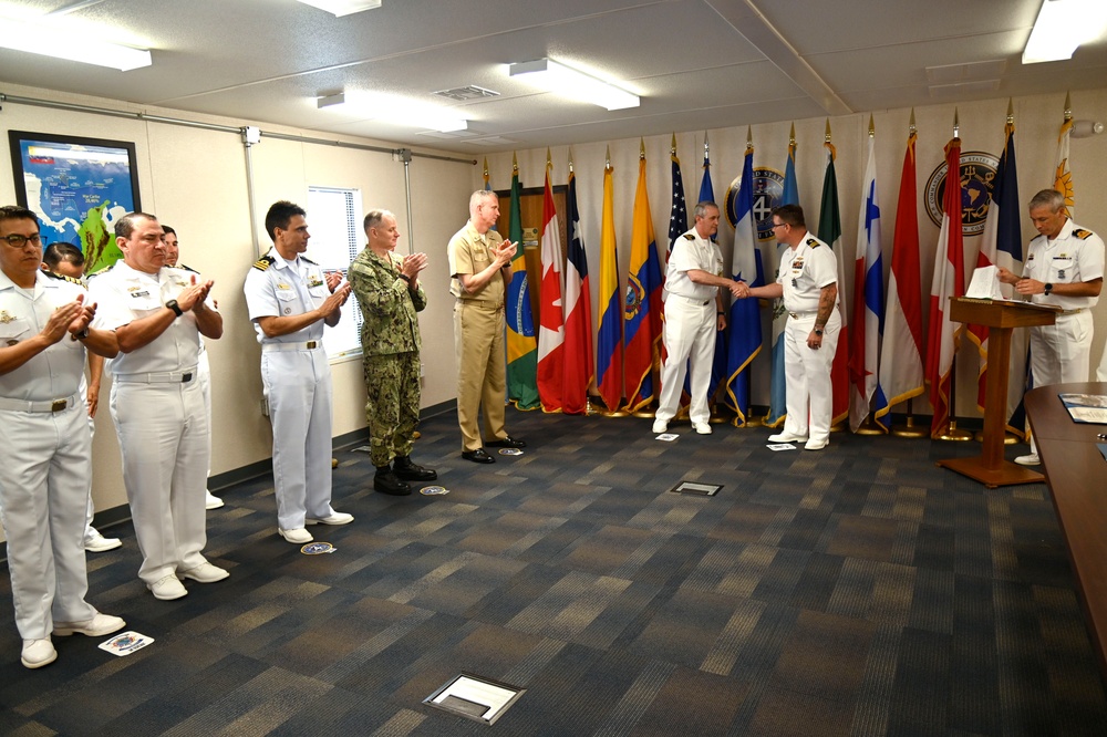 4th Fleet Holds Turnover Ceremony for the Secretary of IANTN