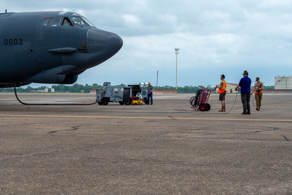 Next Generation Aircrew Protection Team completes vapor purge testing on B-52