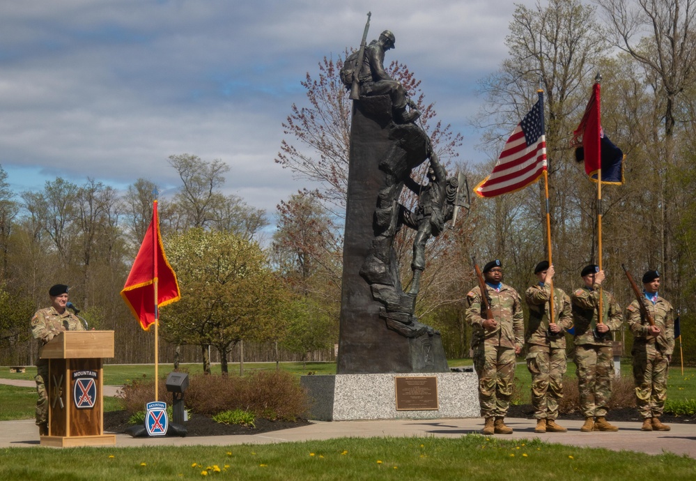 2nd Brigade Combat Team, 10th Mountain Division Uncasing Ceremony 2024