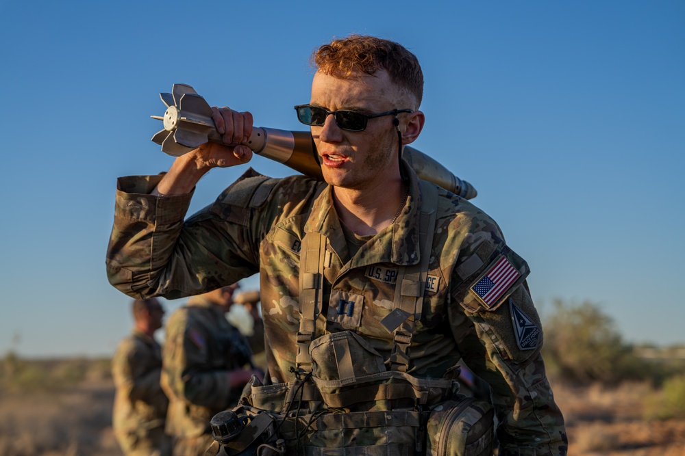 U.S. Space Force Guardians conduct Spur Ride