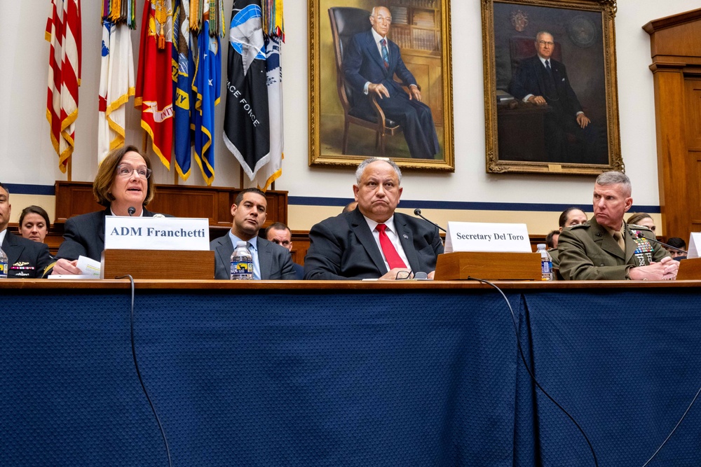 CNO delivers testimony before House Armed Services Committee