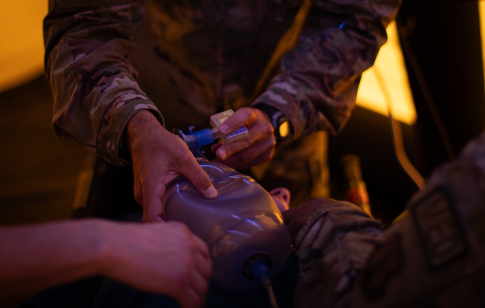 ALNG CERFP Medical Teams trains in mass casualty care with local medical students