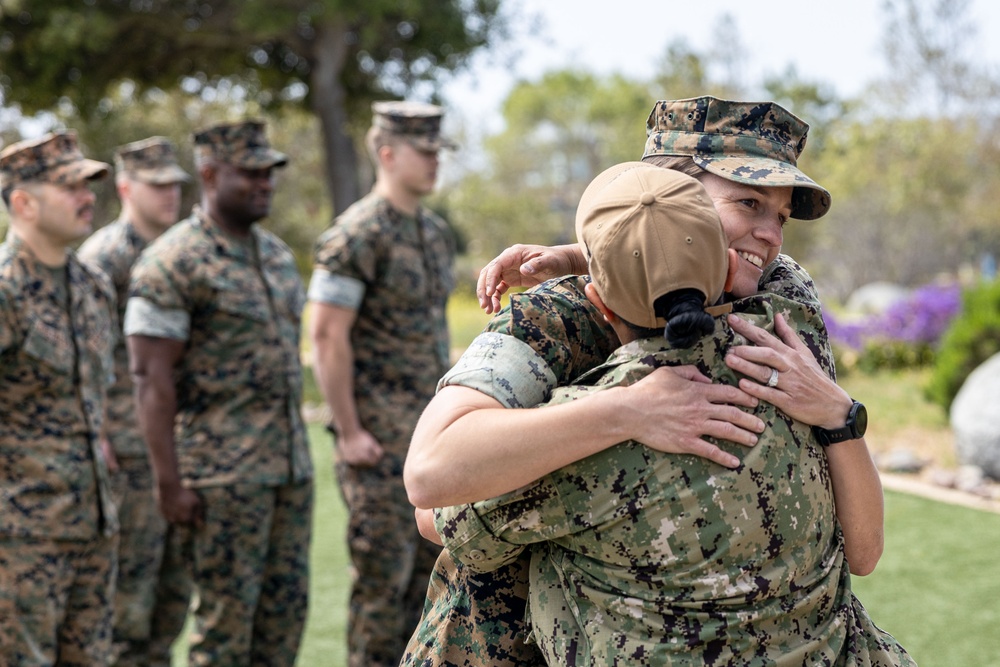 First Female CID Master Gunnery Sgt. Promotion