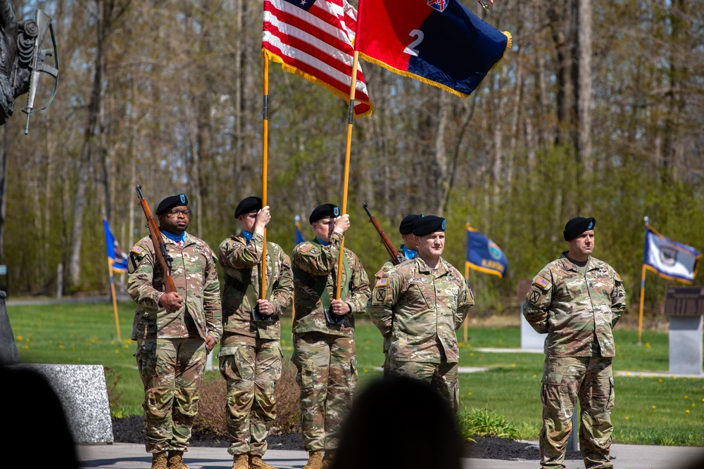 2nd Brigade Combat Team 10th Mountain Division uncasing ceremony 2024