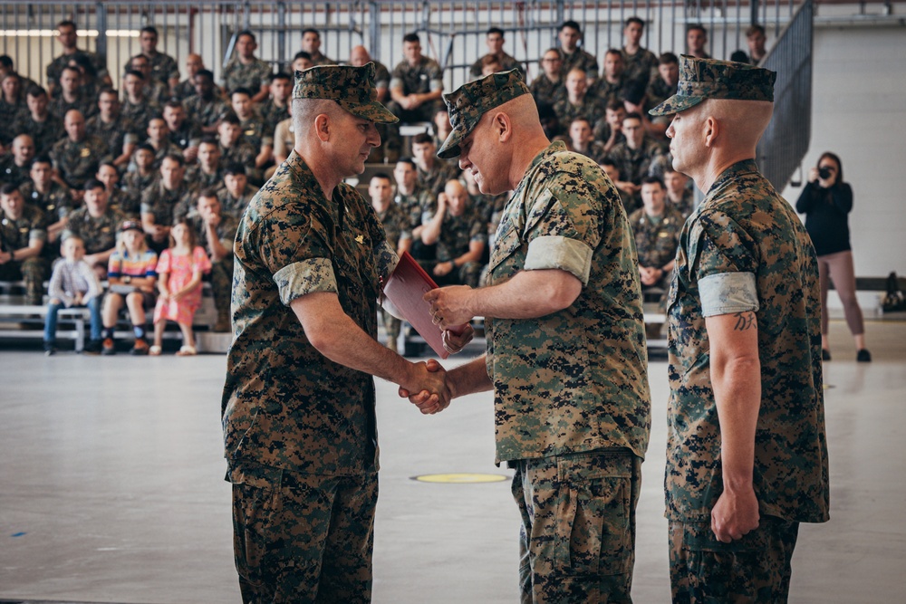 VMM-162 Change of Command Ceremony: A New Chapter Begins