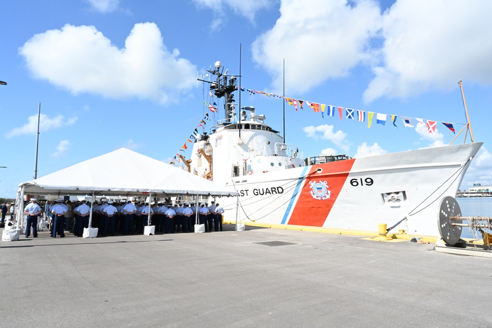 US Coast Guard Cutter Confidence Heritage Recognition Ceremony
