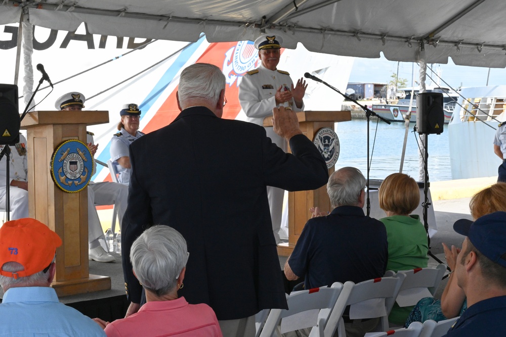 US Coast Guard Cutter Confidence Heritage Recognition Ceremony