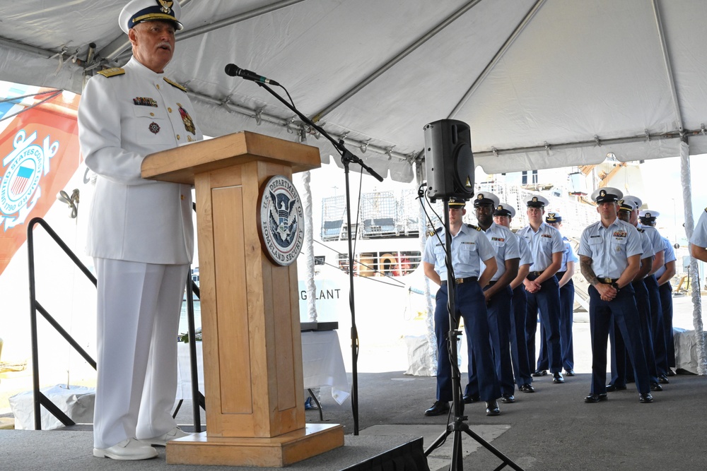 US Coast Guard Cutter Confidence Heritage Recognition Ceremony