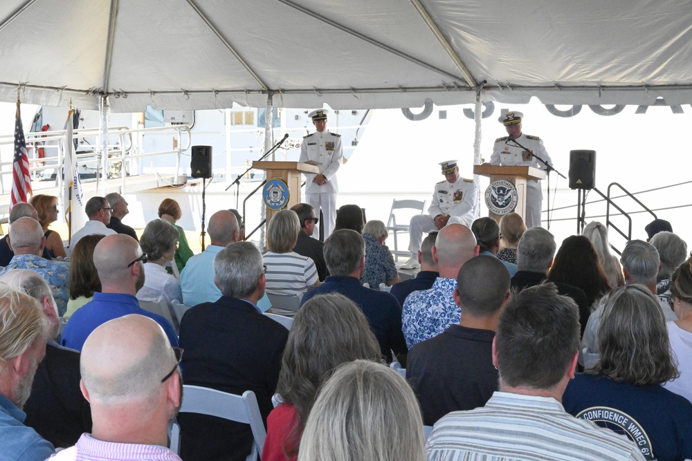 US Coast Guard Cutter Confidence Heritage Recognition Ceremony