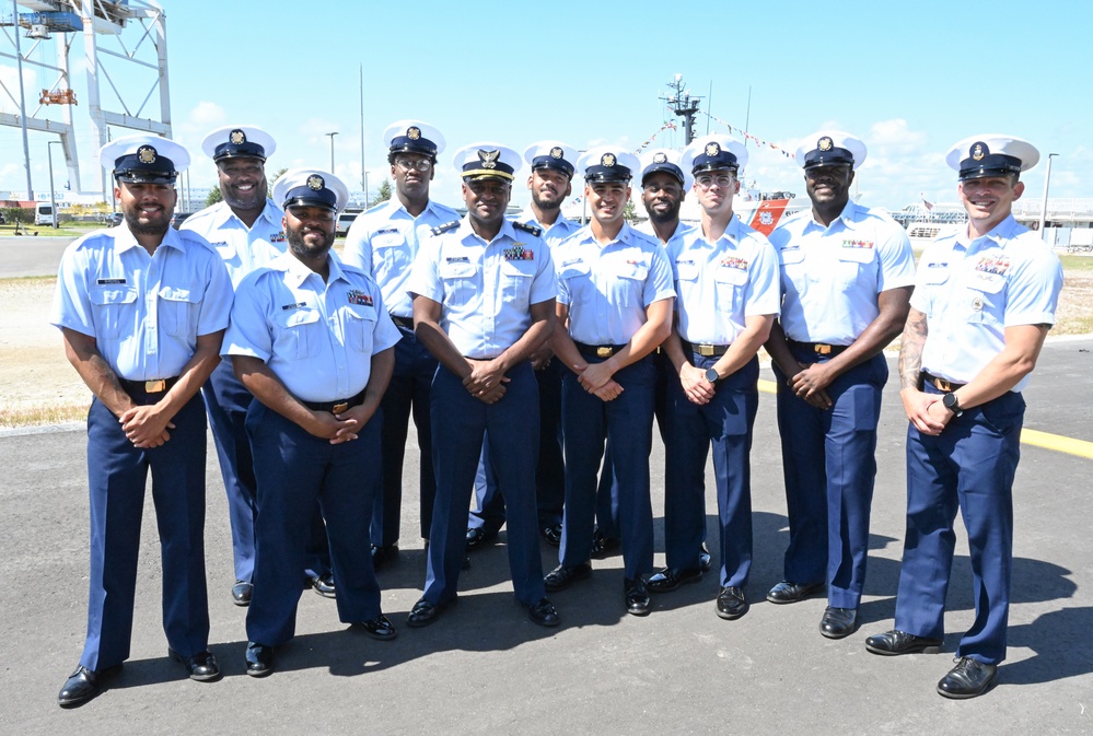 US Coast Guard Cutter Confidence Heritage Recognition Ceremony