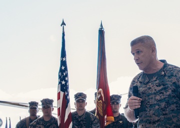 VMM-162 Change of Command Ceremony: A New Chapter Begins