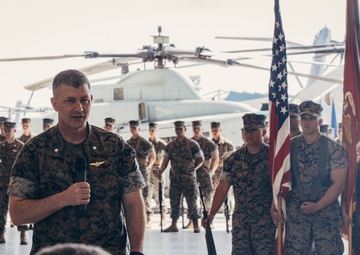 VMM-162 Change of Command Ceremony: A New Chapter Begins