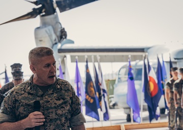 VMM-162 Change of Command Ceremony: A New Chapter Begins