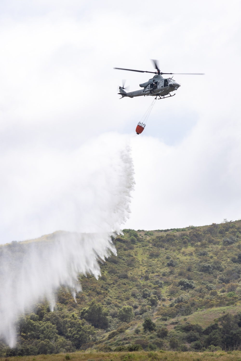 Local fire protection services, Camp Pendleton Marines train together during Cory Iverson Wildland Firefighting Exercise