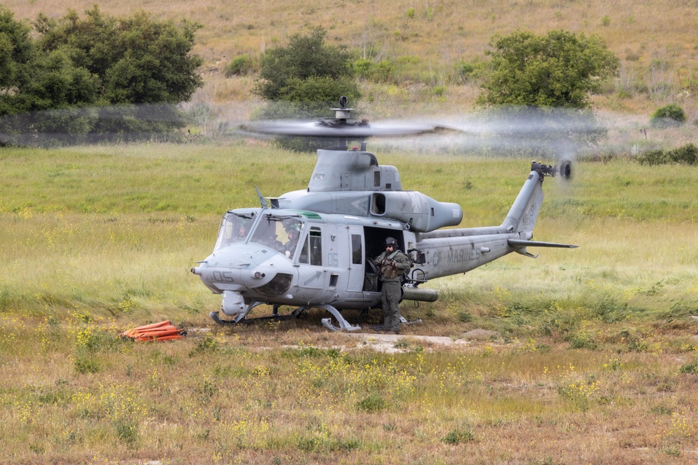 Local fire protection services, Camp Pendleton Marines train together during Cory Iverson Wildland Firefighting Exercise