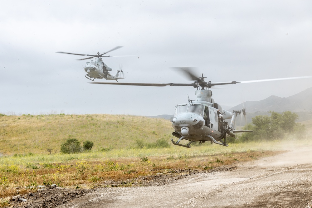 Local fire protection services, Camp Pendleton Marines train together during Cory Iverson Wildland Firefighting Exercise