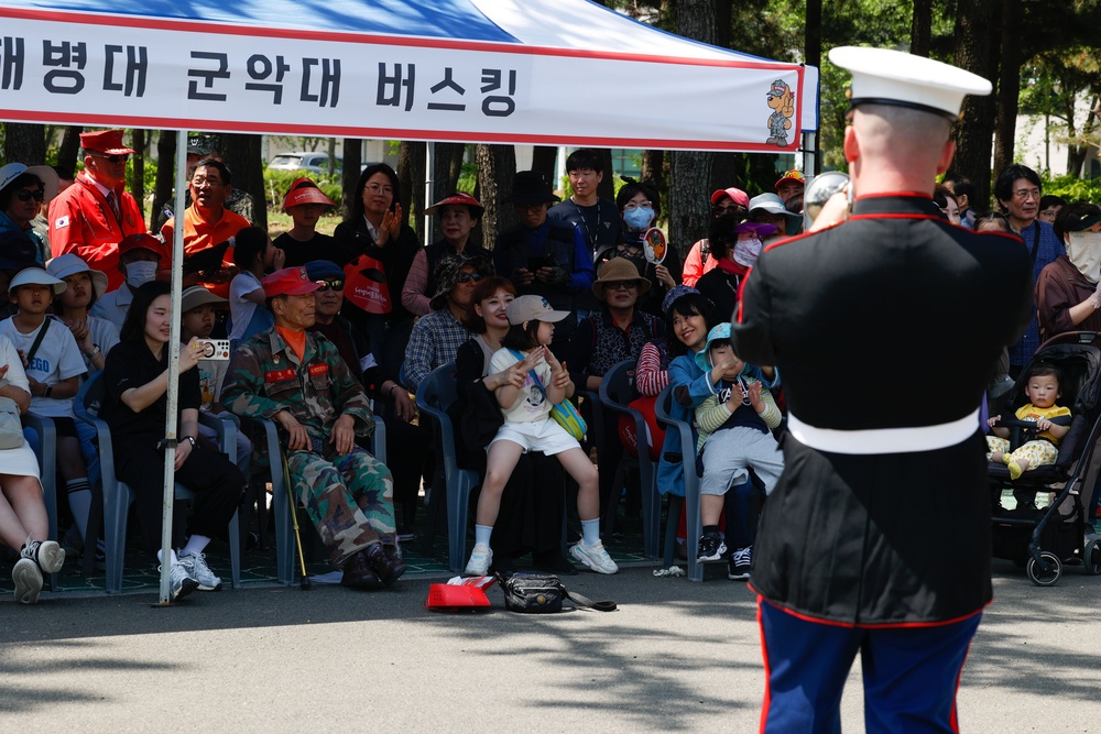 III MEF Band participates in the 2024 Korean Red Marine Corps Festival