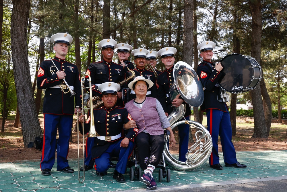 III MEF Band participates in the 2024 Korean Red Marine Corps Festival