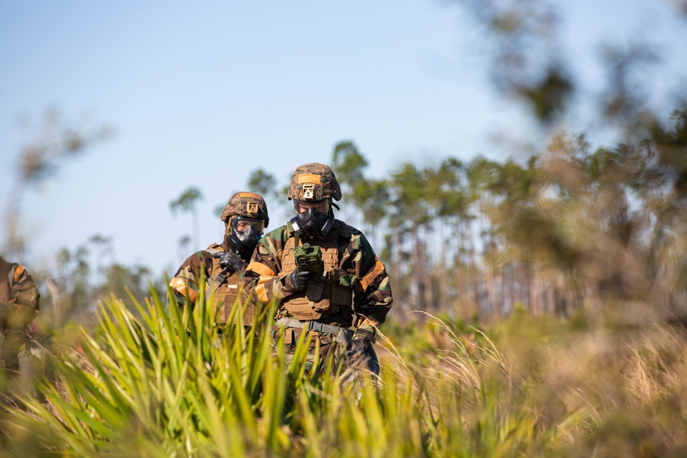 MWSS-172 clears simulated contamination during Readiness Challenge X