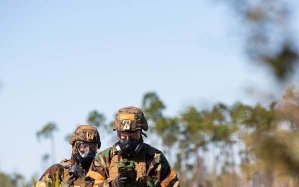 MWSS-172 clears simulated contamination during Readiness Challenge X
