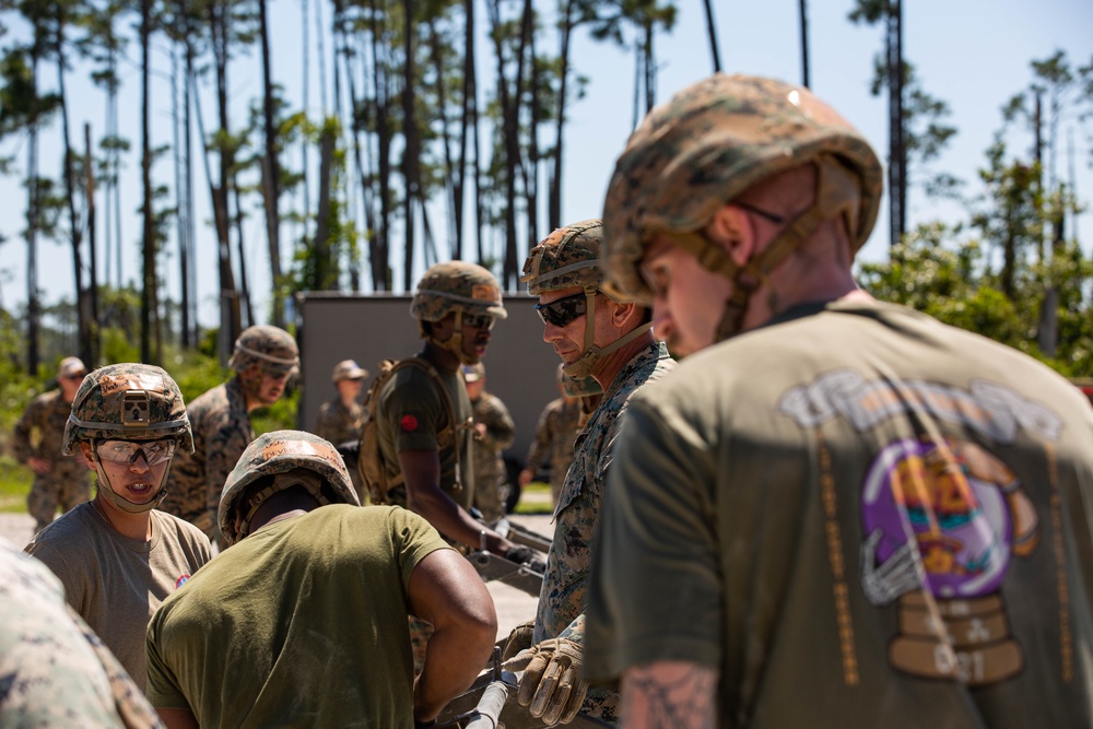 MWSS-172 set up a field mess during Readiness Challenge X