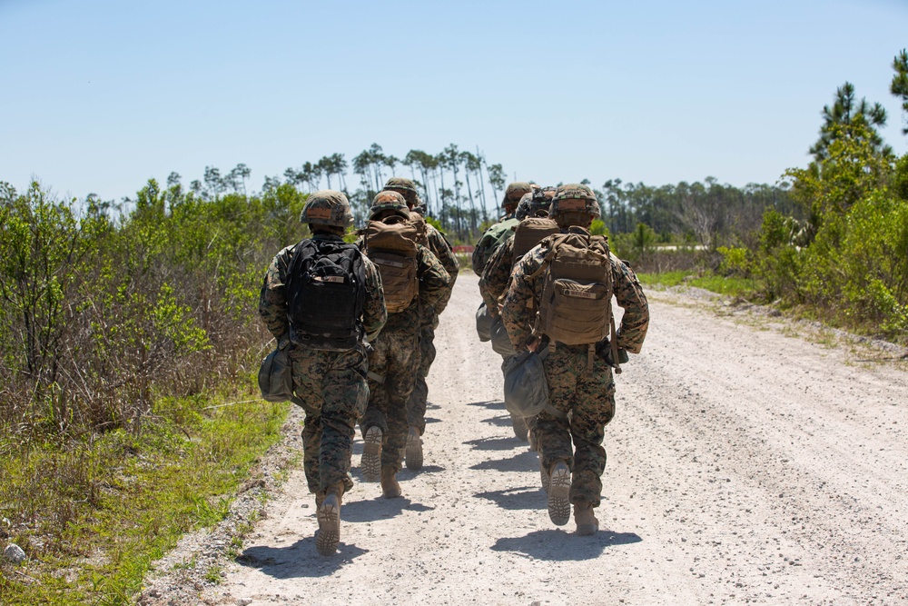 MWSS-172 compete in the fog of war challenge during Readiness Challenge X