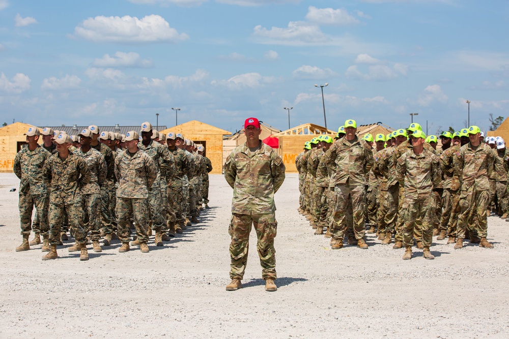 MWSS-172 attends the closing ceremony of Readiness Challenge X