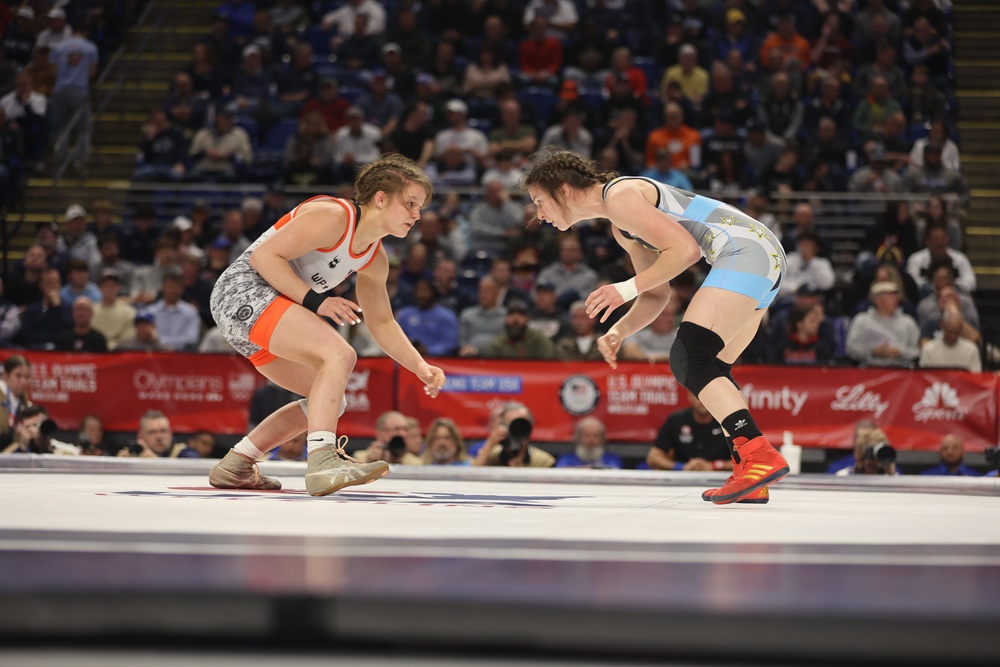 U.S. Army WCAP Soldier-Athletes compete in the U.S. Olympic Wrestling Trials