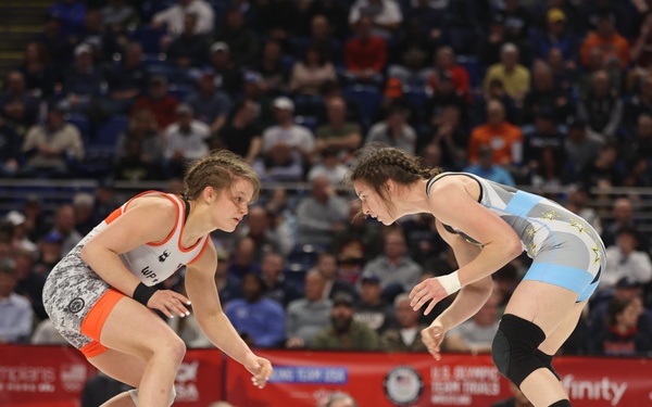 U.S. Army WCAP Soldier-Athletes compete in the U.S. Olympic Wrestling Trials
