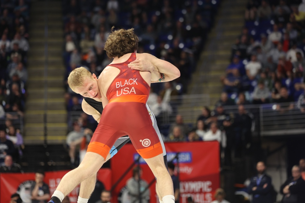 U.S. Army WCAP Soldier-Athletes compete in the U.S. Olympic Wrestling Trials