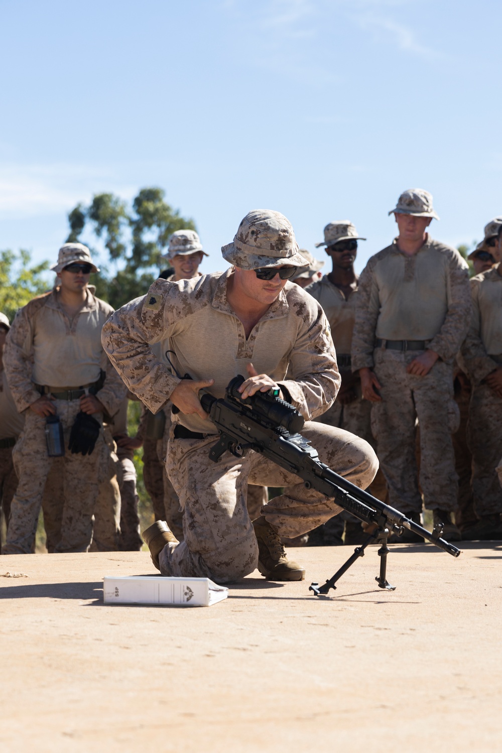 MRF-D 24.3: 2nd Bn., 5th Marines zeroes machine guns and sniper rifles at Mt. Bundey Training Area