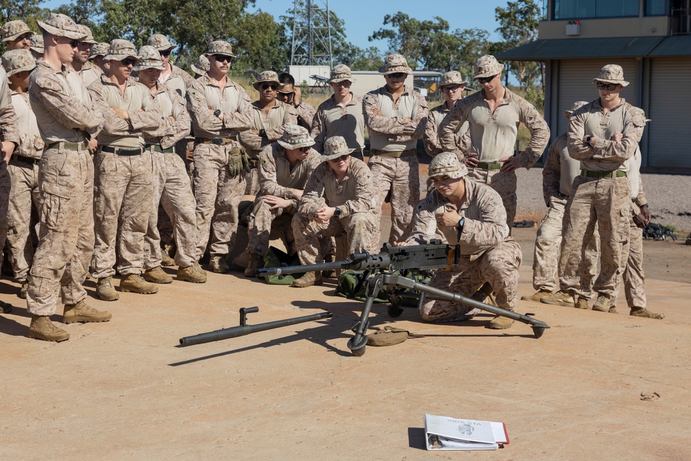 MRF-D 24.3: 2nd Bn., 5th Marines zeroes machine guns and sniper rifles at Mt. Bundey Training Area