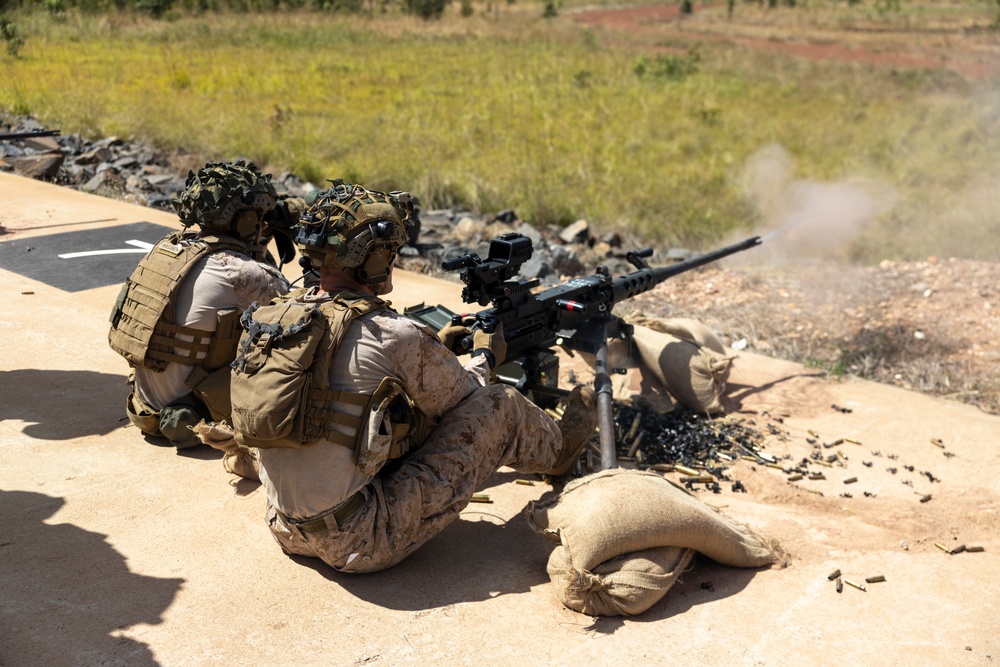 MRF-D 24.3: 2nd Bn., 5th Marines zeroes machine guns and sniper rifles at Mt. Bundey Training Area