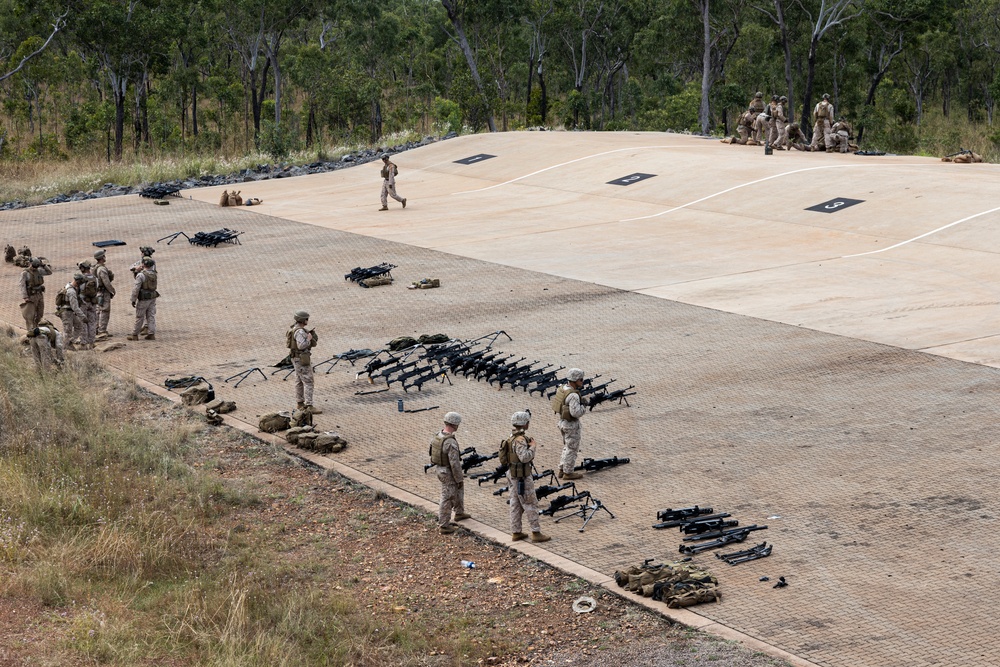 MRF-D 24.3: 2nd Bn., 5th Marines zeroes machine guns and sniper rifles at Mt. Bundey Training Area