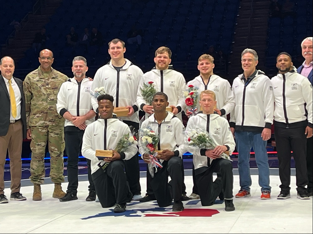 U.S. Army WCAP Soldier-Athletes compete in the U.S. Olympic Wrestling Trials