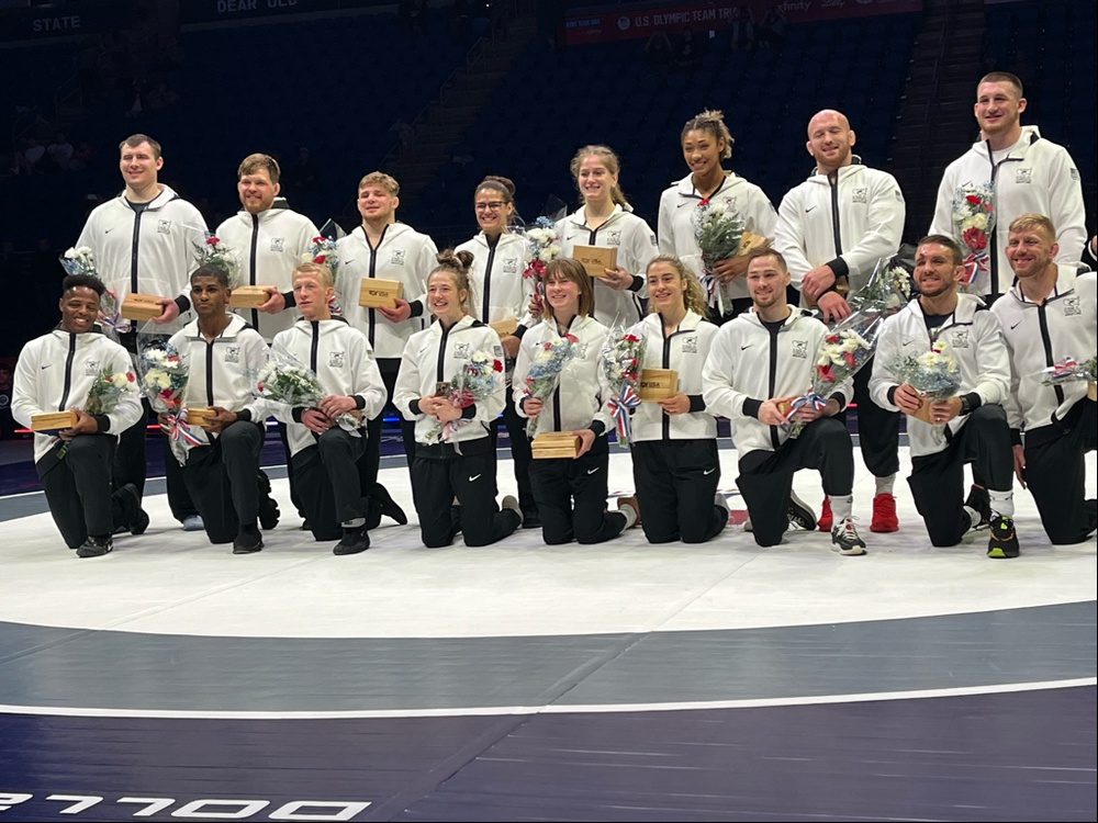 U.S. Army WCAP Soldier-Athletes compete in the U.S. Olympic Wrestling Trials