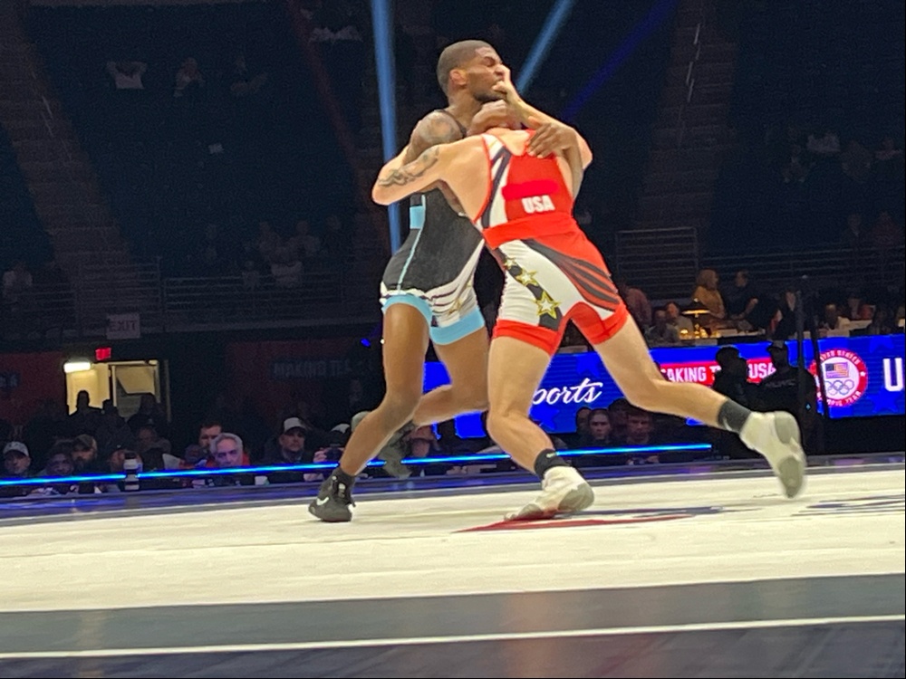 U.S. Army WCAP Soldier-Athletes compete in the U.S. Olympic Wrestling Trials