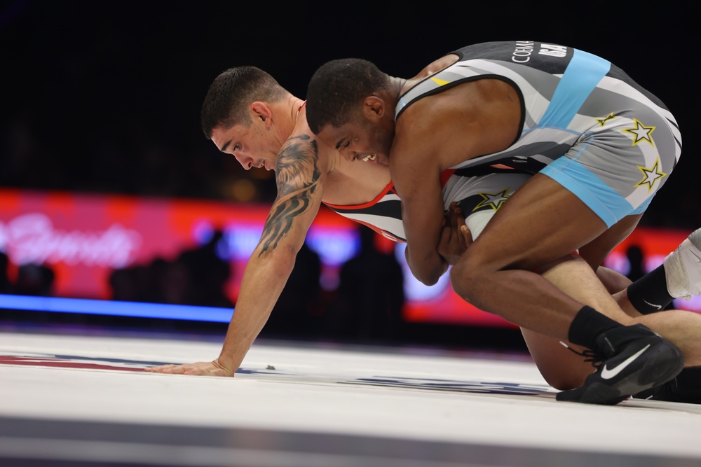 U.S. Army WCAP Soldier-Athletes compete in the U.S. Olympic Wrestling Trials