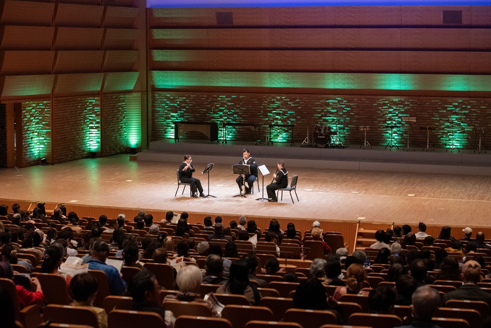 U.S. Navy 7th Fleet Band performs at Sasebo