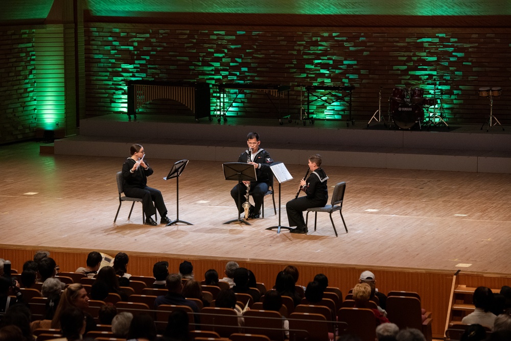 U.S. Navy 7th Fleet Band performs at Sasebo